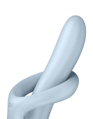 Satisfyer - Heat Flex 4 - Wärmender Rabbit-Vibrator - Blau