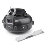 PK Rohrventilator 160, 800 m³/h, für 160 mm Rohr, integrierter temperaturabhängiger Drehzahlregler