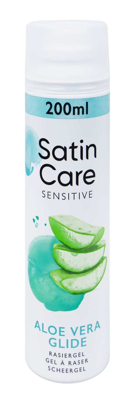 Gillette Women Satin Care Rasiergel Sensitive Aloe Vera, 200 ml