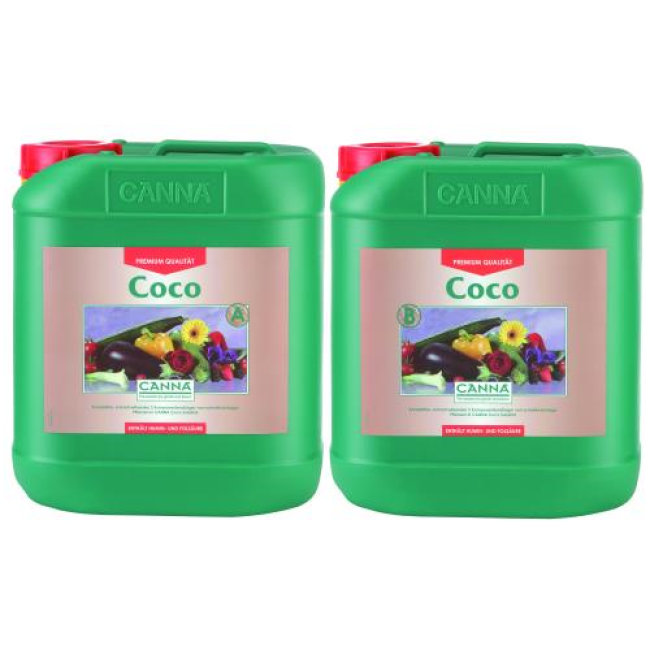 CANNA Coco, Dünger, A und B, je 5 L