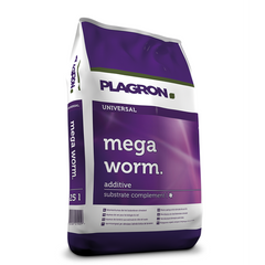 Plagron Mega Worm, natürlicher Stickstofflieferant, fein gesiebt, 25 L