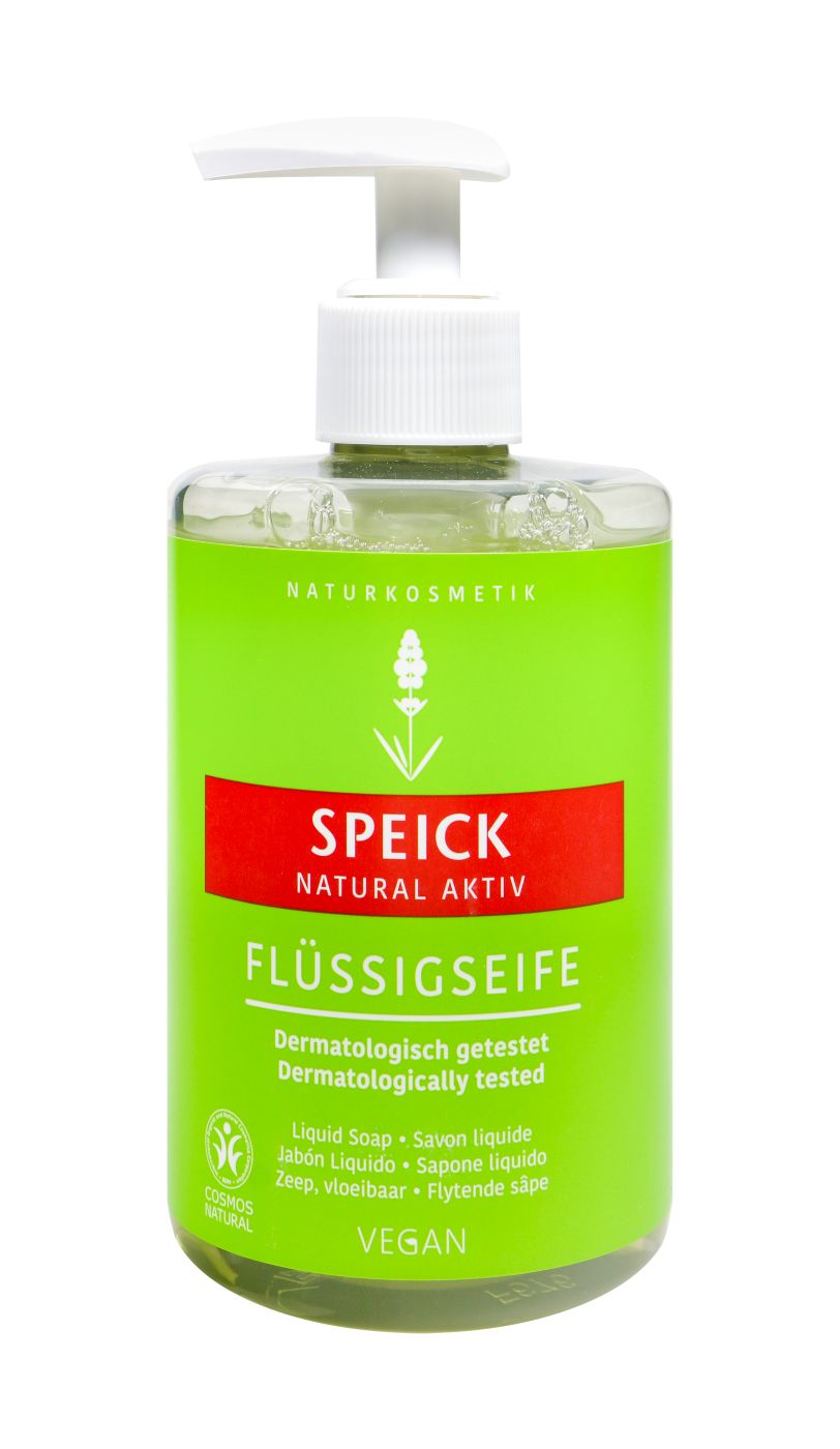 Speick Natural Aktiv Flüssigseife Spender, 300 ml
