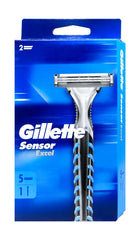 Gillette Sensor Excel Apparat plus 5 Klingen, Apparat