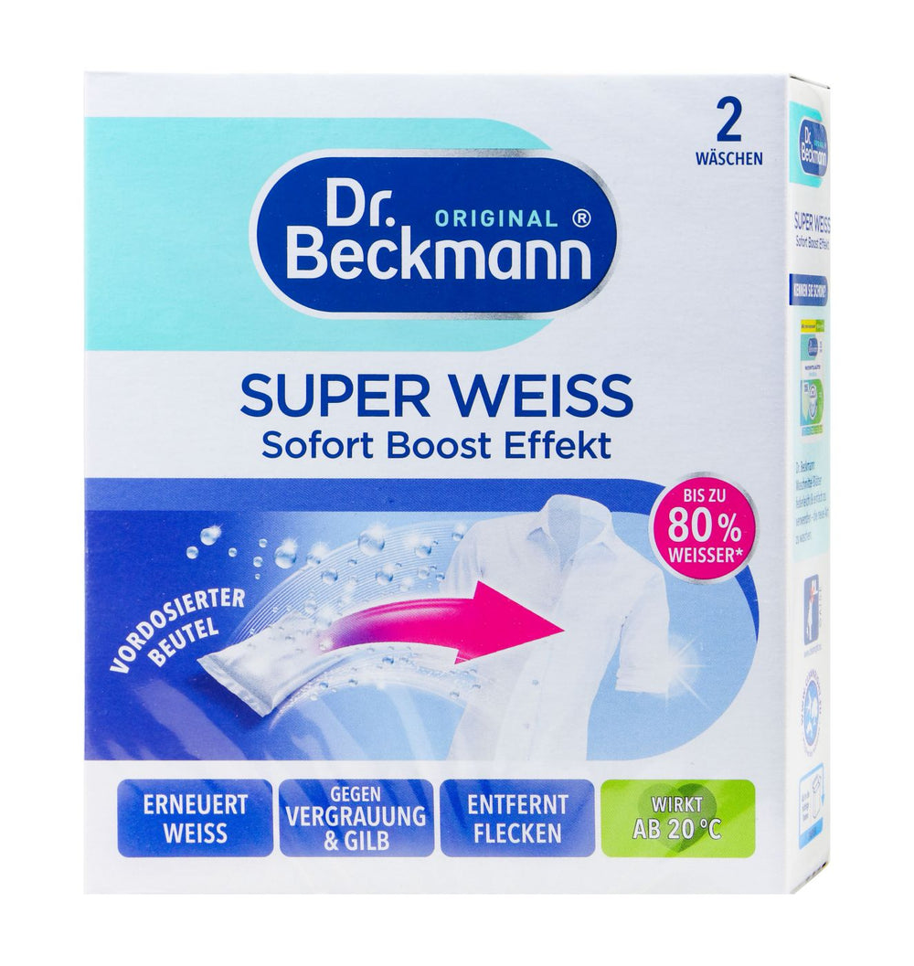 Dr. Beckmann Super Weiss, 2 x 40 g