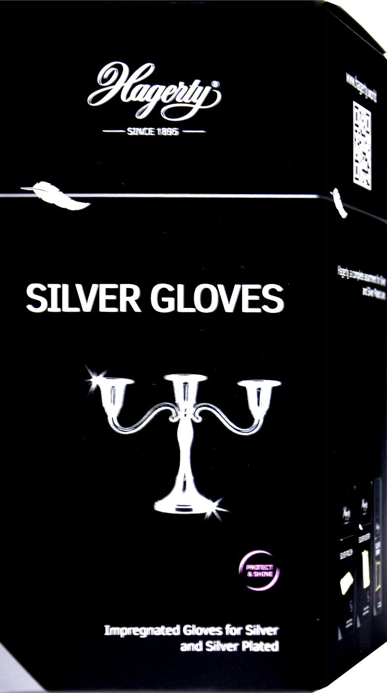 Hagerty Silver Gloves, 1 Paar
