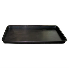 Garland Pflanzschale, groß, schwarz, rechteckig, 79 x 40 x 5 cm