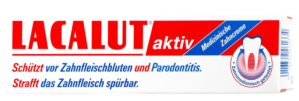 Lacalut Aktiv Zahncreme Zahnfleischbluten & Parodontose, 100 ml