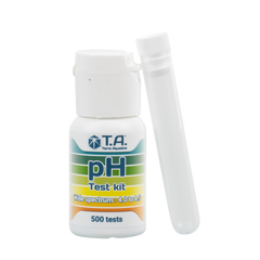 T.A. pH Test Kit mit Farbskala, Messbereich pH 4,0 - ph 8,5, 30 ml, reicht für 500 Tests