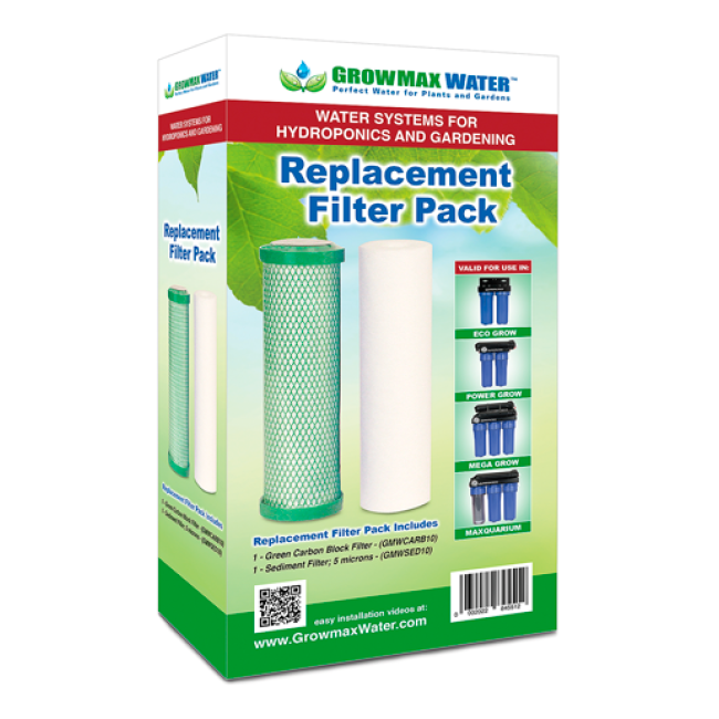 GrowMax Water Ersatz Filter Paket 10