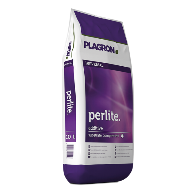 Plagron Perlite, aufgeschäumtes Vulkangestein, 10 L