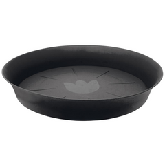 Untersetzer, rund, schwarz, 45 cm