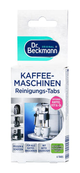 Dr. Beckmann Kaffeemaschinen Reinigungstabs, 6 er