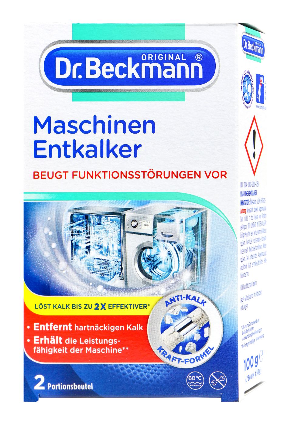 Dr. Beckmann Maschinen Entkalker, 100 g