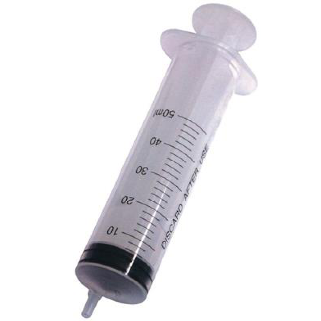 Einwegspritze, 50 ml, schwarz graduiert, 1 St
