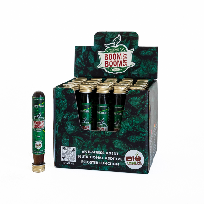 BioTabs Boom Boom Röhrchen, Pflanzen-Biostimulator, Box enthält 20 Stk. je 20 ml