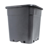 Pot King Topf, quadratisch, viereckig, schwarz, 30 L