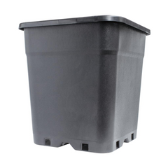 Pot King Topf, quadratisch, viereckig, schwarz, 30 L