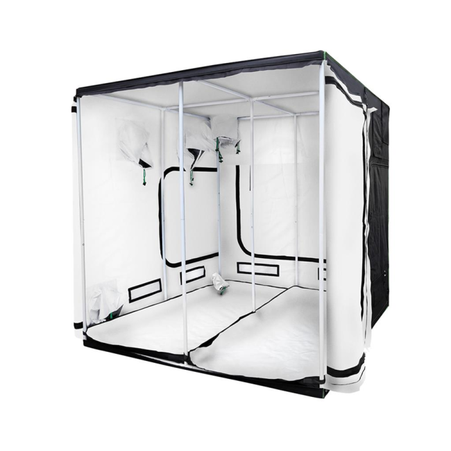 LightHouse WHITE 2m² Growbox - 1,95 m x 1,95 m x 1,95 m