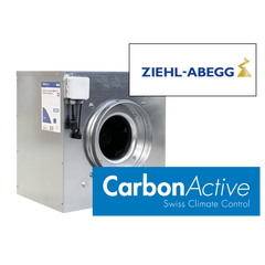 CarbonActive EC ZA Power Box 5500m3/h ,1200Pa, ø 400 mm