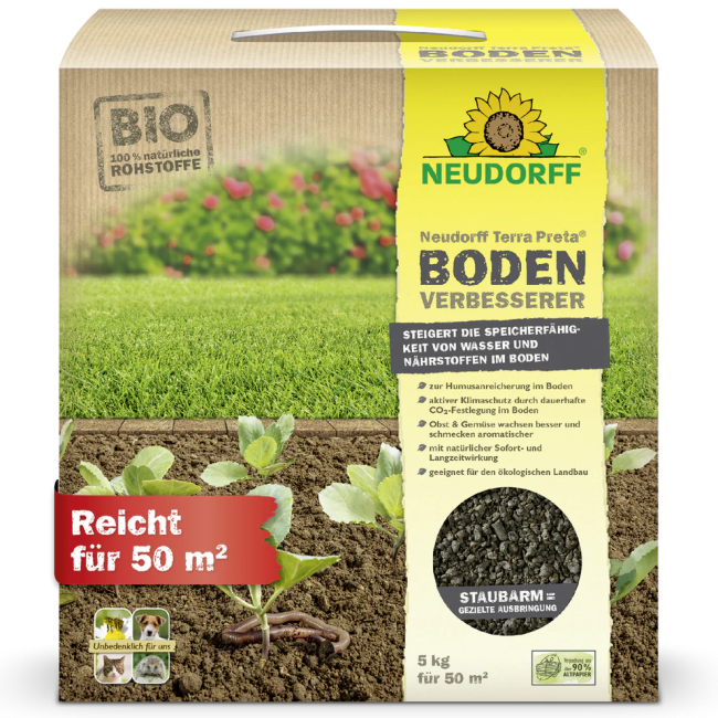 Neudorff, Terra Preta Boden Verbesserer, 5 kg