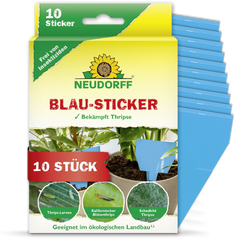 Neudorff, Blau-Sticker, 10 Stk.