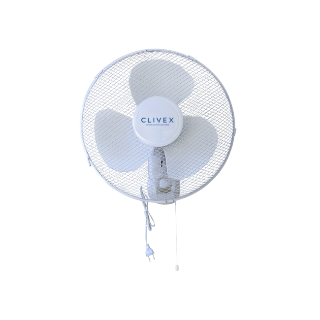 Clivex Eco-Wandventilator V2, 3 Geschwindigkeitsstufen, 40 cm, 40 W