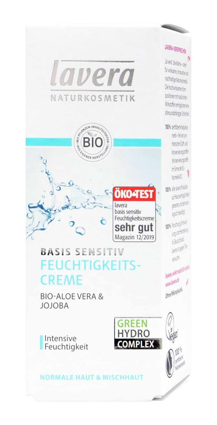 Lavera Feuchtigkeitscreme Gesicht Bio-Aloe Vera & Bio-Jojoba, 50 ml