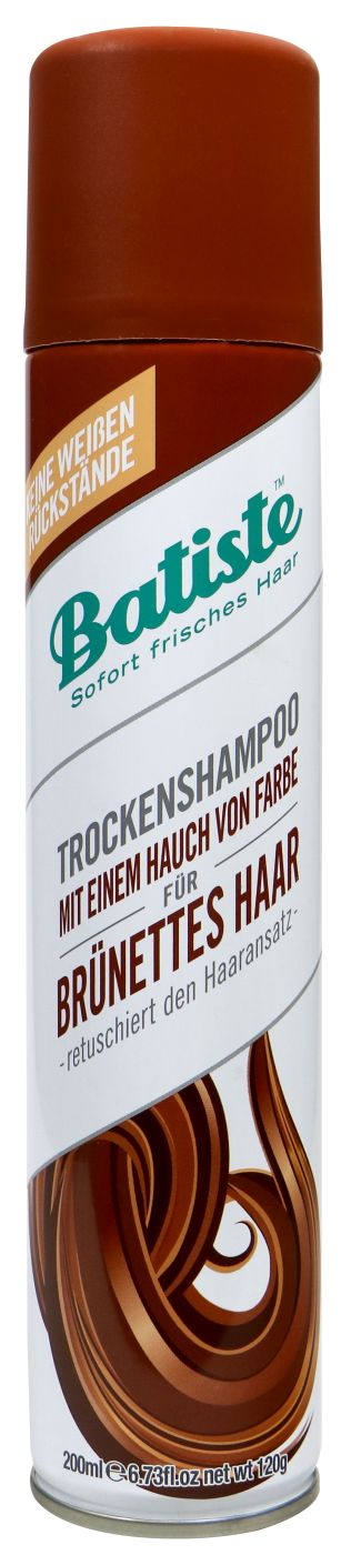 Batiste Trockenshampoo Color Brunette, 200 ml