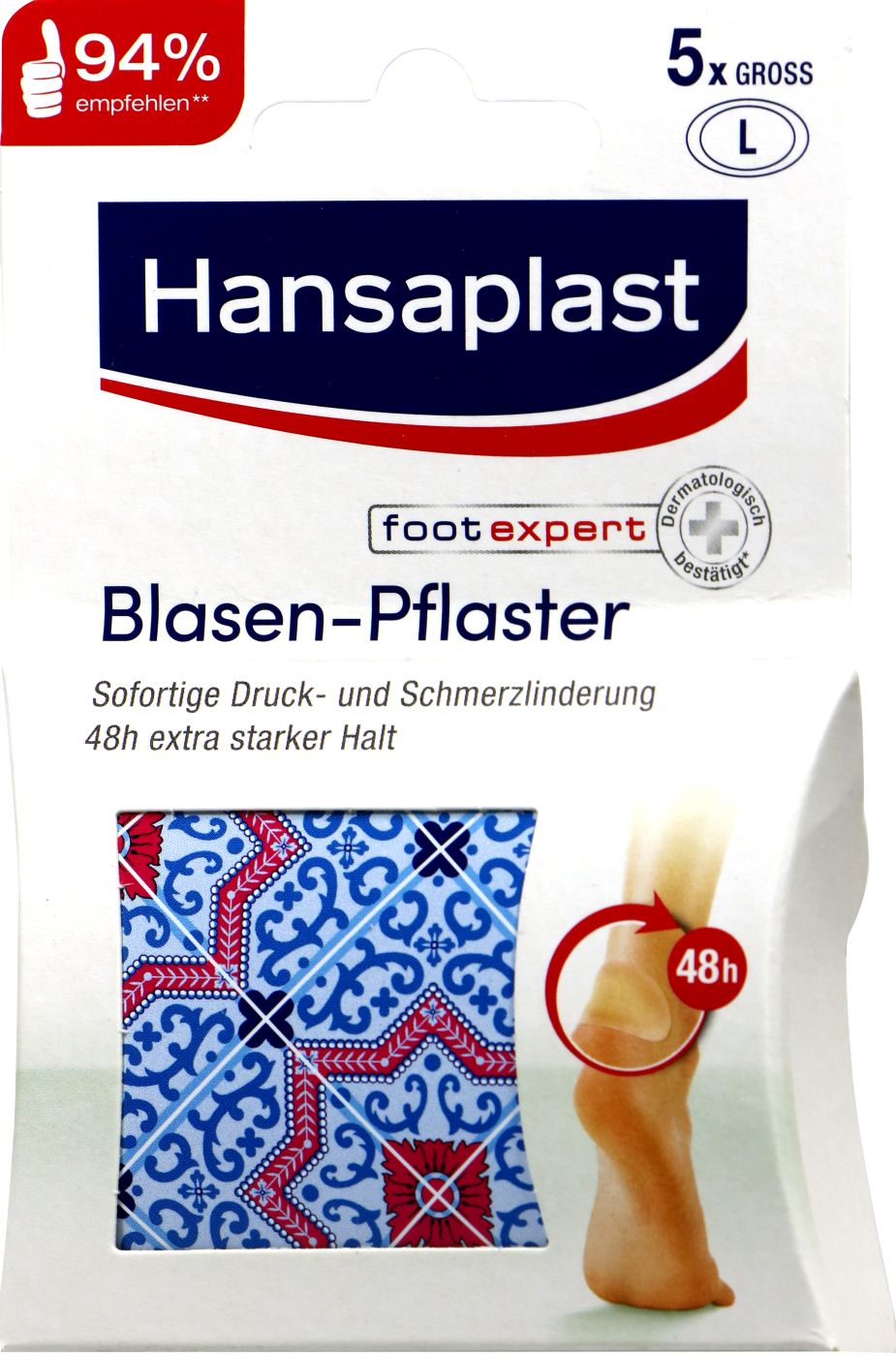 Hansaplast Blasenpflaster Groß, 5 er