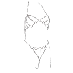 Rimba - BH + Slip, Set aus metal Ketten