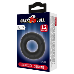 Crazy Bull - Arvell - Cock Ring - Modell 12 - Schwarz