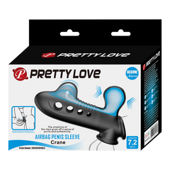 Pretty Love - Crane - Airbag-Penishülle - Schwarz
