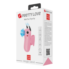 Pretty Love - Mini Fun Toys - Magic Devil - Fingervibrator - Rosa