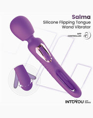 IY - Salma - Vibrator mit vibrierender Zunge (mit App-Steuerung) - Lila