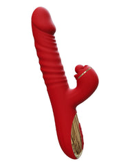 IY - Ascen - Rabbit-Vibrator - Thrusting und Waving Vibrator mit App - Rot