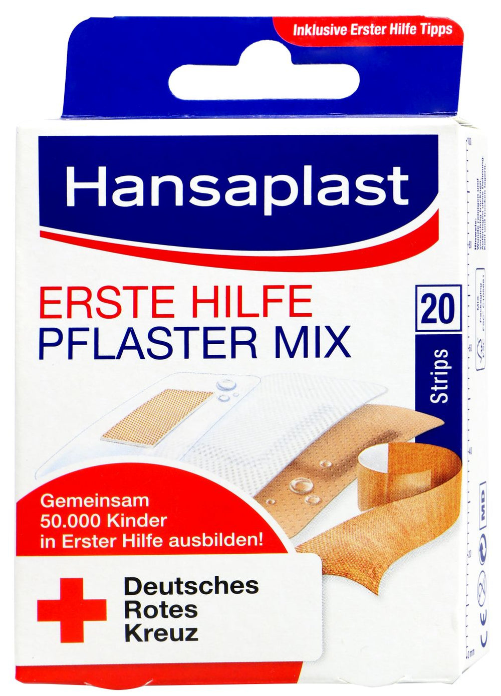 Hansaplast Erste Hilfe Pflaster Mix, 20 er