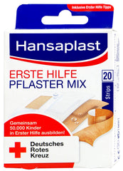 Hansaplast Erste Hilfe Pflaster Mix, 20 er