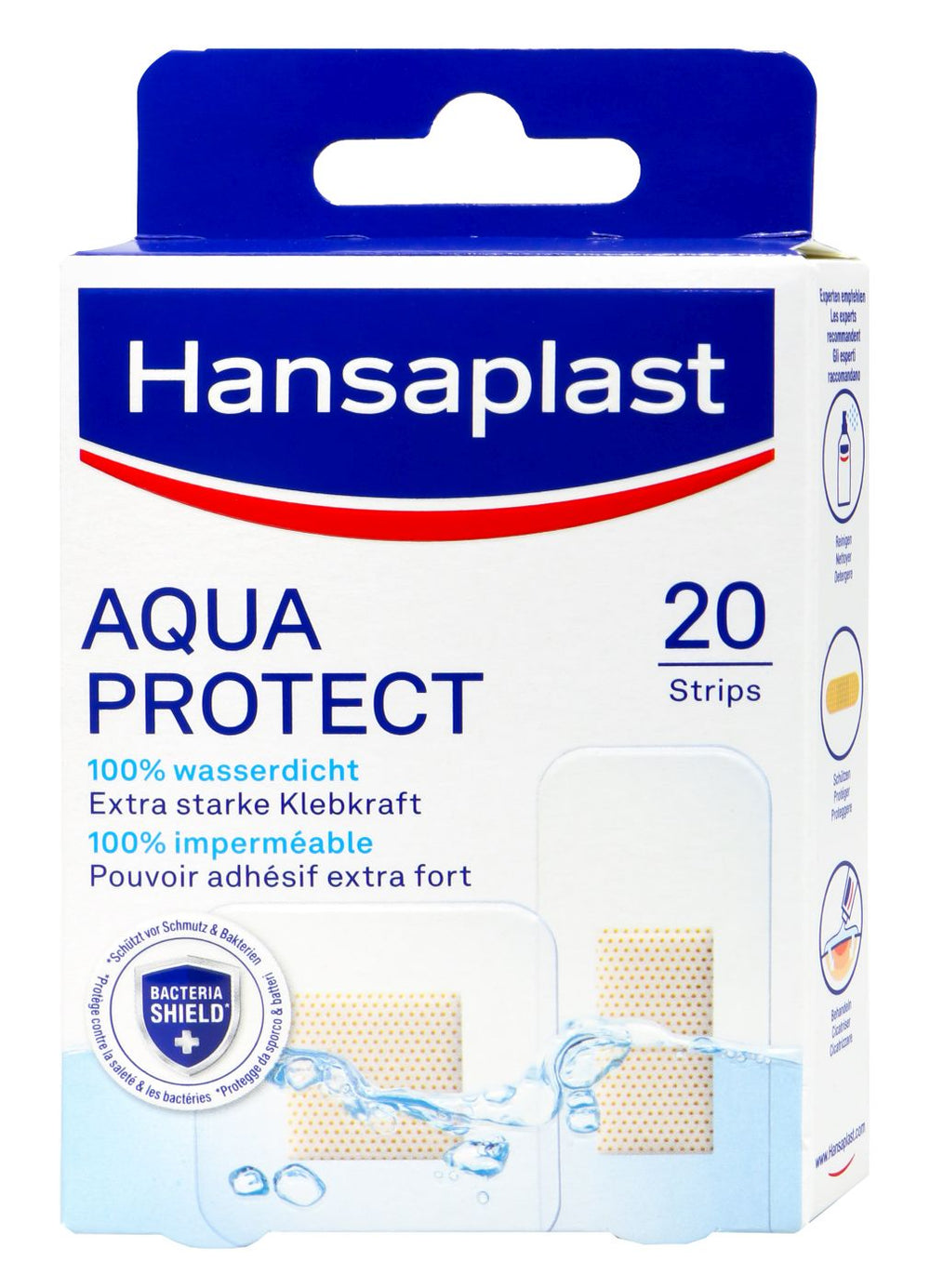 Hansaplast Aqua Protect Strips, 20 er