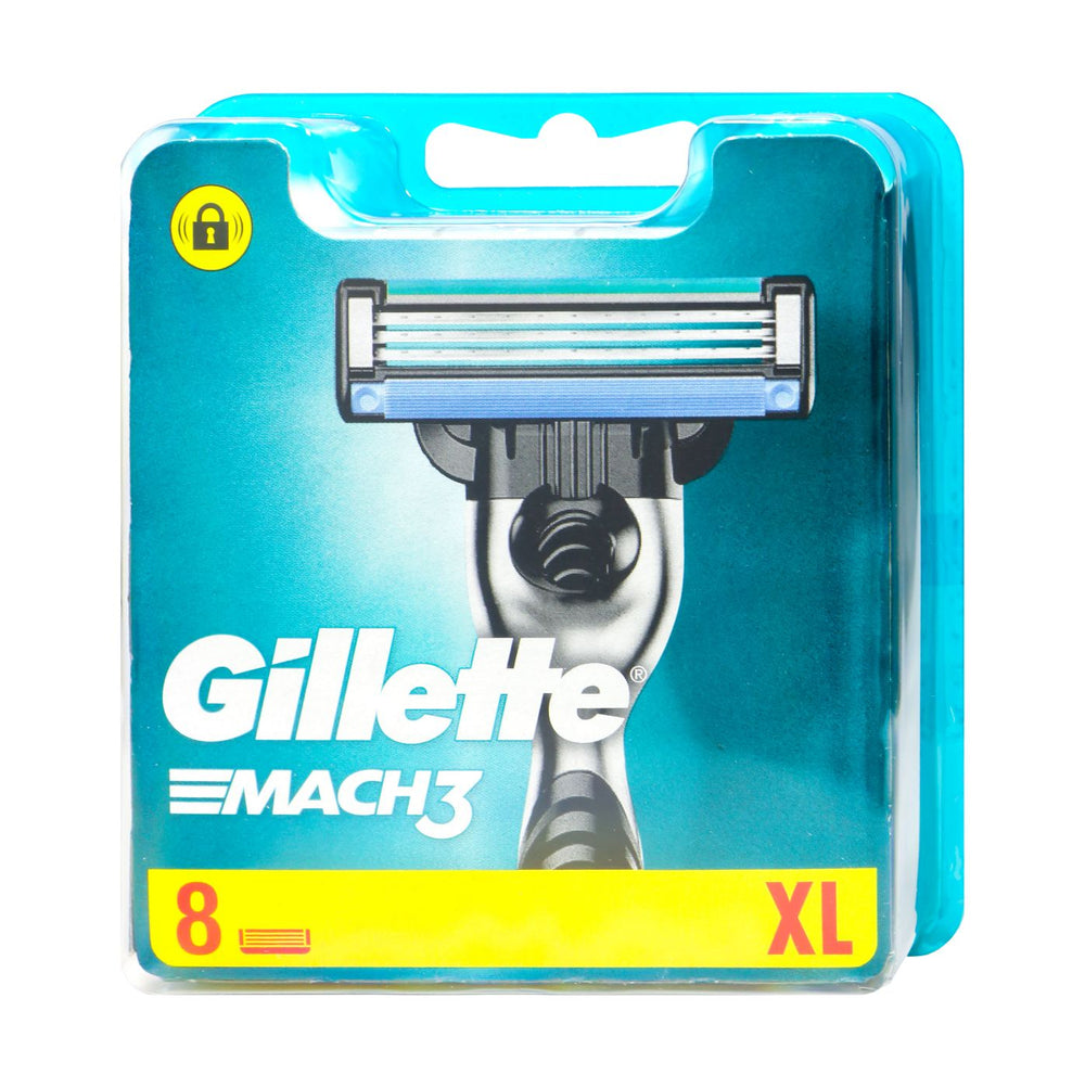 Gillette Mach 3 Klingen XL, 8 er