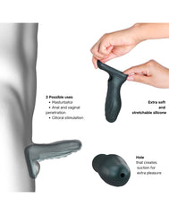 MANWAN - Ryzer - Penisverlängerung und weiche Masturbationshülle - Kieferngrau