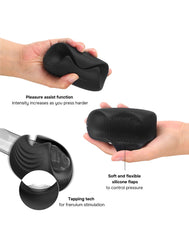 MANWAN - Sub One - Vibrierender Masturbator mit Klopffunktion - Infinity Black