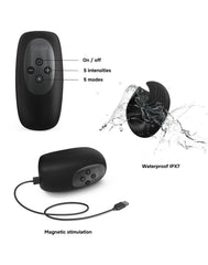 MANWAN - Sub One - Vibrierender Masturbator mit Klopffunktion - Infinity Black