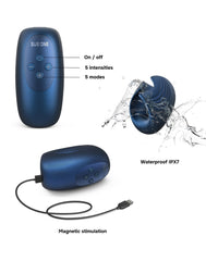 MANWAN - Sub One - Vibrierender Masturbator mit Klopffunktion - Stellar Blue