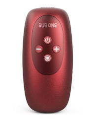 MANWAN - Sub One - Vibrierender Masturbator mit Klopffunktion - Velvet Red