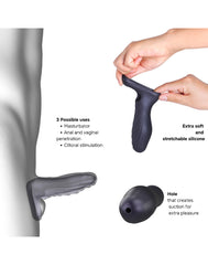MANWAN - Ryzer - Penisverlängerung und weiche Masturbationshülle - Black Plum
