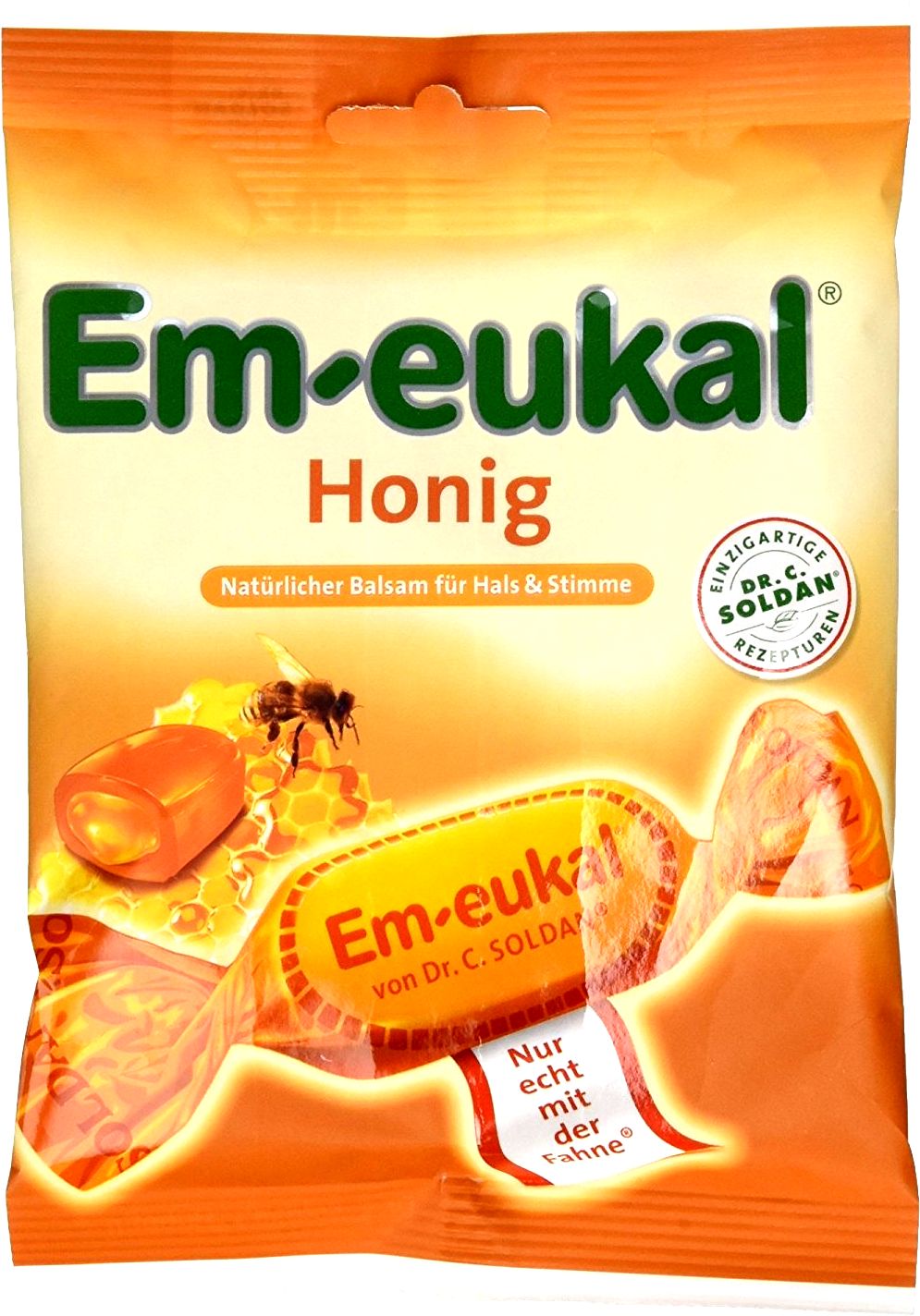 Em-Eukal Honig Hustenbonbon gefüllt, 75 g
