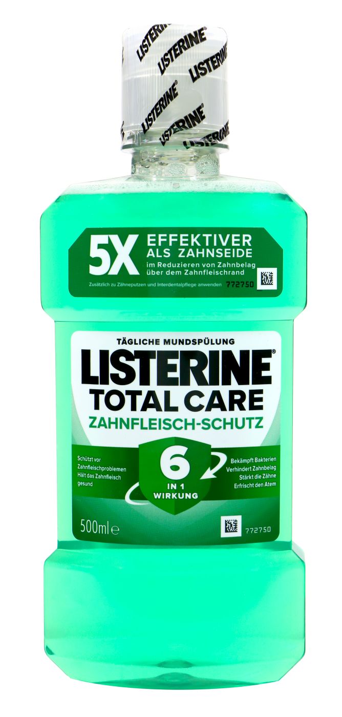 Listerine Mundspülung Total Care Zahnfleisch-Schutz 6in1, 500 ml