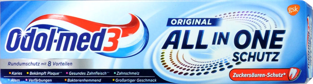 Odol Med 3 Zahncreme All in One Atemfrisch, 75 ml