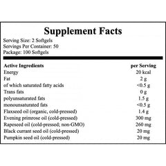 Omega-3-6-9 1000mg - 100softgels