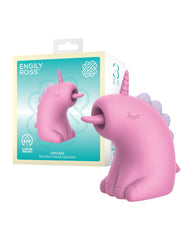 ER - Cupcake Unicorn - 360° rotierender Zungenmassagegerät - Pink